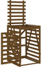 vidaXL - Containerberging - 84x90x128,5 - cm - massief - grenenhout - honingbruin
