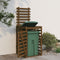 vidaXL - Containerberging - 84x90x128,5 - cm - massief - grenenhout - honingbruin