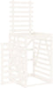 vidaXL - Containerberging - 84x90x128,5 - cm - massief - grenenhout - wit