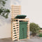 vidaXL - Containerberging - 84x90x128,5 - cm - massief - grenenhout