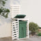 vidaXL - Containerberging - 84x90x128,5 - cm - massief - grenenhout - wit