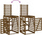 vidaXL - Containerberging - 84x90x128,5 - cm - massief - grenenhout - honingbruin