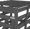 vidaXL - Containerberging - 84x90x128,5 - cm - massief - grenenhout - grijs