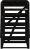 vidaXL - Containerberging - 84x90x128,5 - cm - massief - grenenhout - zwart