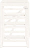 vidaXL - Containerberging - 84x90x128,5 - cm - massief - grenenhout - wit