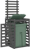 vidaXL - Containerberging - 84x90x128,5 - cm - massief - grenenhout - grijs