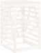 vidaXL - Containerberging - 84x90x128,5 - cm - massief - grenenhout - wit