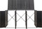 vidaXL - Containerberging - driedubbel - 207x80x117 - cm - poly - rattan - zwart