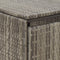 vidaXL - Containerberging - driedubbel - 207x80x117 - cm - poly - rattan - grijs