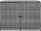 vidaXL - Containerberging - dubbel - 148x77x111 - cm - poly - rattan - antraciet