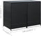 vidaXL - Containerberging - dubbel - 148x80x111 - cm - poly - rattan - zwart
