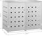 vidaXL - Containerberging - dubbel - 240 - L - roestvrij - staal