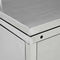 vidaXL - Containerberging - dubbel - 240 - L - roestvrij - staal