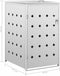 vidaXL - Containerberging - enkel - 240 - L - roestvrij - staal