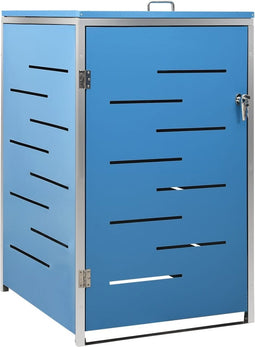 vidaXL - Containerberging - enkel - 69x77,5x112,5 - cm - roestvrij - staal