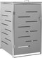 vidaXL - Containerberging - enkel - 69x77,5x112,5 - cm - roestvrij - staal