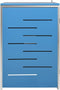 vidaXL - Containerberging - enkel - 69x77,5x112,5 - cm - roestvrij - staal
