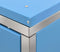 vidaXL - Containerberging - enkel - 69x77,5x112,5 - cm - roestvrij - staal