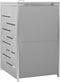 vidaXL - Containerberging - enkel - 69x77,5x112,5 - cm - roestvrij - staal
