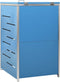 vidaXL - Containerberging - enkel - 69x77,5x112,5 - cm - roestvrij - staal