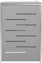 vidaXL - Containerberging - enkel - 69x77,5x112,5 - cm - roestvrij - staal