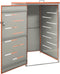 vidaXL - Containerberging - enkel - 69x77,5x112,5 - cm - roestvrij - staal