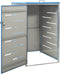 vidaXL - Containerberging - enkel - 69x77,5x112,5 - cm - roestvrij - staal