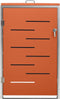 vidaXL - Containerberging - enkel - 69x77,5x112,5 - cm - roestvrij - staal