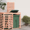 vidaXL - Containerberging - verlengstuk - massief - douglashout