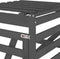 vidaXL - Containerberging - verlengstuk - massief - grenenhout - grijs