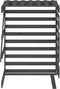 vidaXL - Containerberging - verlengstuk - massief - grenenhout - grijs