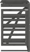 vidaXL - Containerberging - verlengstuk - massief - grenenhout - grijs