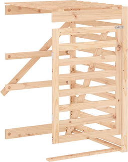 vidaXL - Containerberging - verlengstuk - massief - grenenhout