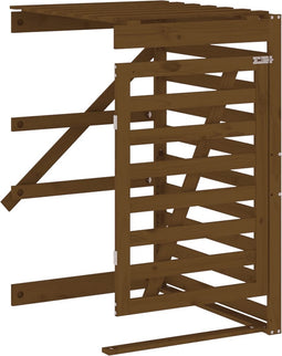 vidaXL - Containerberging - verlengstuk - massief - grenenhout - honingbruin