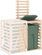 vidaXL - Containerberging - verlengstuk - massief - grenenhout