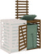 vidaXL - Containerberging - verlengstuk - massief - grenenhout - honingbruin