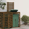 vidaXL - Containerberging - verlengstuk - massief - grenenhout - honingbruin