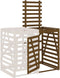 vidaXL - Containerberging - verlengstuk - massief - grenenhout - honingbruin