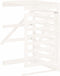 vidaXL - Containerberging - verlengstuk - massief - grenenhout - wit