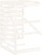 vidaXL - Containerberging - verlengstuk - massief - grenenhout - wit