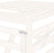 vidaXL - Containerberging - verlengstuk - massief - grenenhout - wit