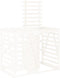 vidaXL - Containerberging - verlengstuk - massief - grenenhout - wit