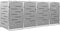 vidaXL - Containerberging - vierdubbel - 276,5x77,5x112,5 - cm - roestvrij - staal