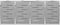 vidaXL - Containerberging - vierdubbel - 276,5x77,5x112,5 - cm - roestvrij - staal