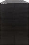vidaXL - Containerberging - viervoudig - 274x80x117 - cm - poly - rattan - zwart
