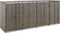vidaXL - Containerberging - viervoudig - 274x80x117 - cm - poly - rattan - zwart