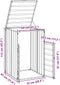 vidaXL - Containerberging - voor - 1 - container - 72x81x115 - cm - staal - grijs
