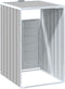 vidaXL - Containerberging - voor - 1 - container - 72x81x115 - cm - staal - grijs