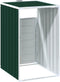 vidaXL - Containerberging - voor - 1 - container - 72x81x115 - cm - staal - groen