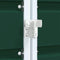 vidaXL - Containerberging - voor - 1 - container - 72x81x115 - cm - staal - groen